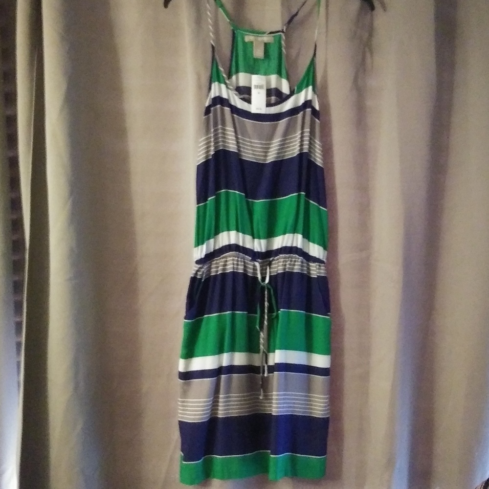 NWT Banana Republic striped dress with pockets